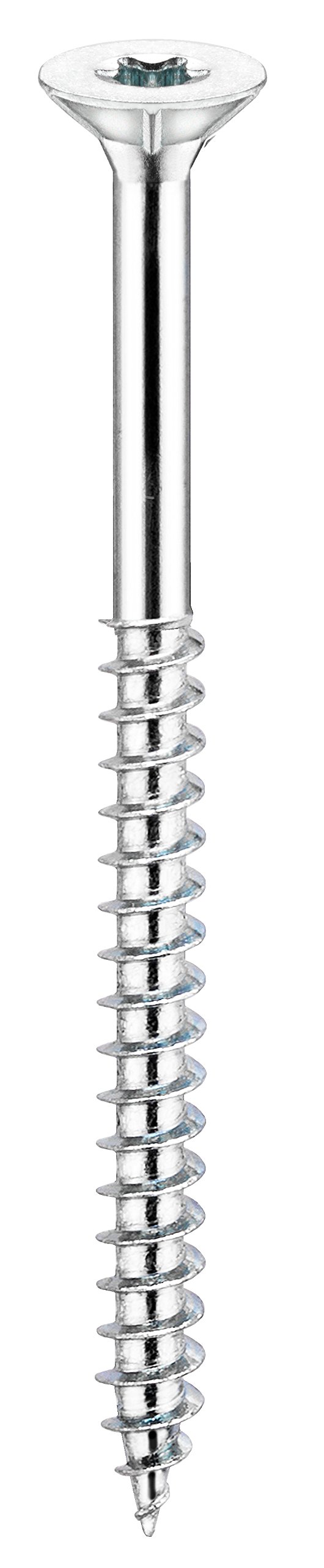 CONNEX KL3246080 Uni-Screws galv. 6,0x80, Silver, 6,0 x 80 mm — image 1