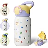 BOTTLE BOTTLE Kids Insulated Water Bottle with Straw Lid and Handle 16 oz Stainless Steel Vacuum Tumbler Water Bottles for School Outdoor Travel Gifts for Boys and Girls Stellar Pop