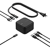 Belkin Connect USB-C 6-in-1 Core GaN Dock 130W, Multiport Docking Station w/ 96W PD to Peripherals, USB-C, USB-A, Gigabit Eth