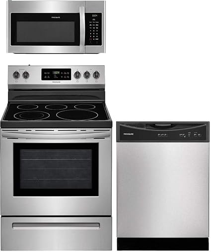 Amazon Com Frigidaire 3 Piece Kitchen Appliance Package With