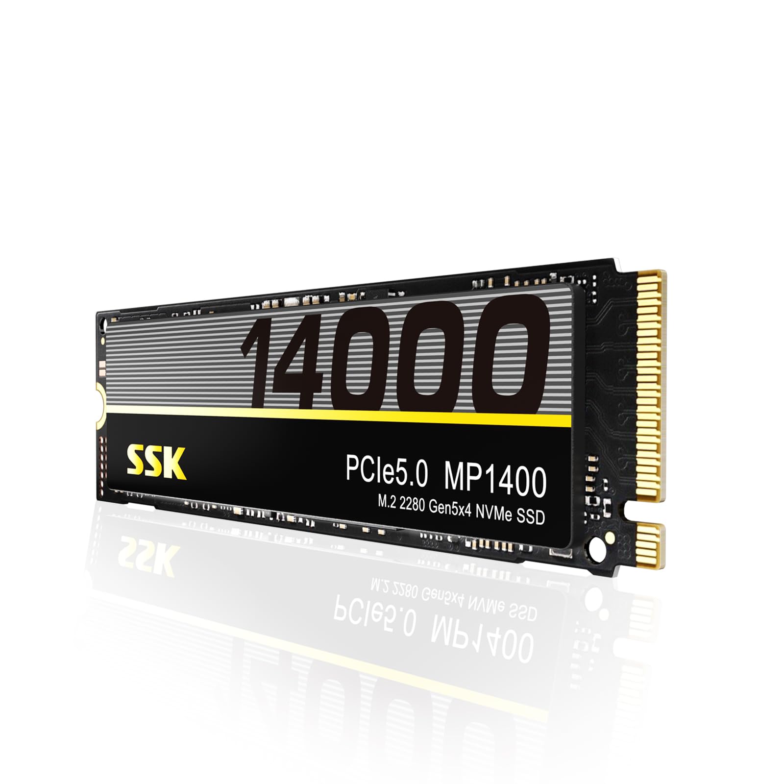 Photo 1 of **NON FUNCTIONAL** SSK 4TB M.2 NVMe PCIe Gen5 Internal SSD,up tp 14000MB/s Read Speed, TLC NAND with DRAM Cache, High Performance Internal Solid State Drive for Gaming,Laptop,Desktop,AI Computing and Content Creation