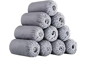 EOMECUIGAO Shoe Covers Disposable, 200PCS Non-Slip Non-Woven Shoe Cover, Dustproof Shoe Cover for Indoor Floor Carpet, Office