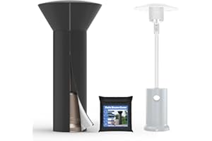 Wintcomfort Patio Heater Cover, Outdoor Patio Heater Cover with Storage Bag, Heavy Duty Heater Covers for Standing Heater, Al