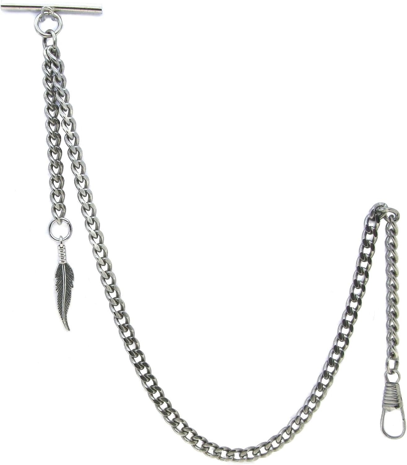 Albert Chain Silver Color Pocket Watch Chains Vest Chains