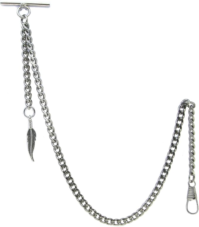 Albert Chain Silver Color Pocket Watch Chains Vest Chains