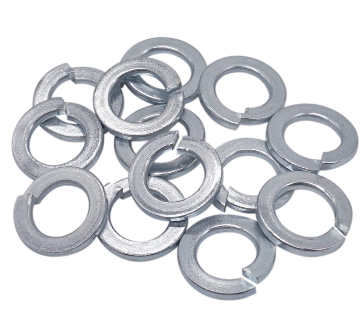 (Pack of 100 pcs) DIN 127 Spring Washers M12, Metal Washers, Split Spring Lock Washer (100, M12)