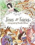 Foxes & Fairies coloring book by Meredith Dillman: 25 kimono, kitsune and fairy designs