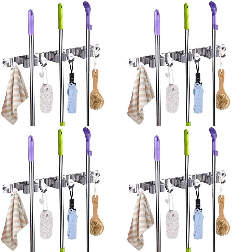 Escoba Trapeador Soporte para montaje en pared Escoba Trapeador