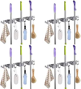 Escoba Trapeador Soporte para montaje en pared Escoba Trapeador