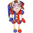 SAJISP The Amazing Digital Circus Plush,11.8" Pomni Plushies Toy Gift, Cute Stuffed Figure Doll for Kids and Adults, Birthday Halloween Christmas Choice for Boys Girls