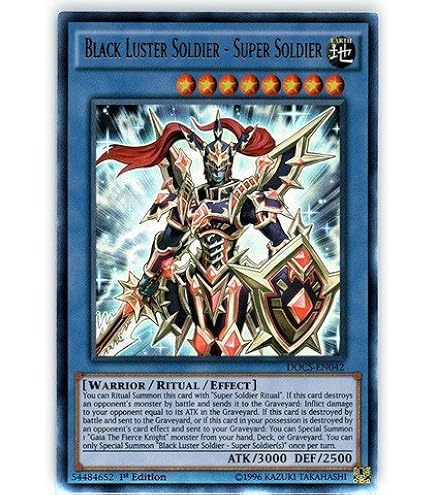 YU-GI-OH! - Black Luster Soldier - Envoy of The Beginning (PGLD-EN085) - Premium Gold - Unlimited Edition