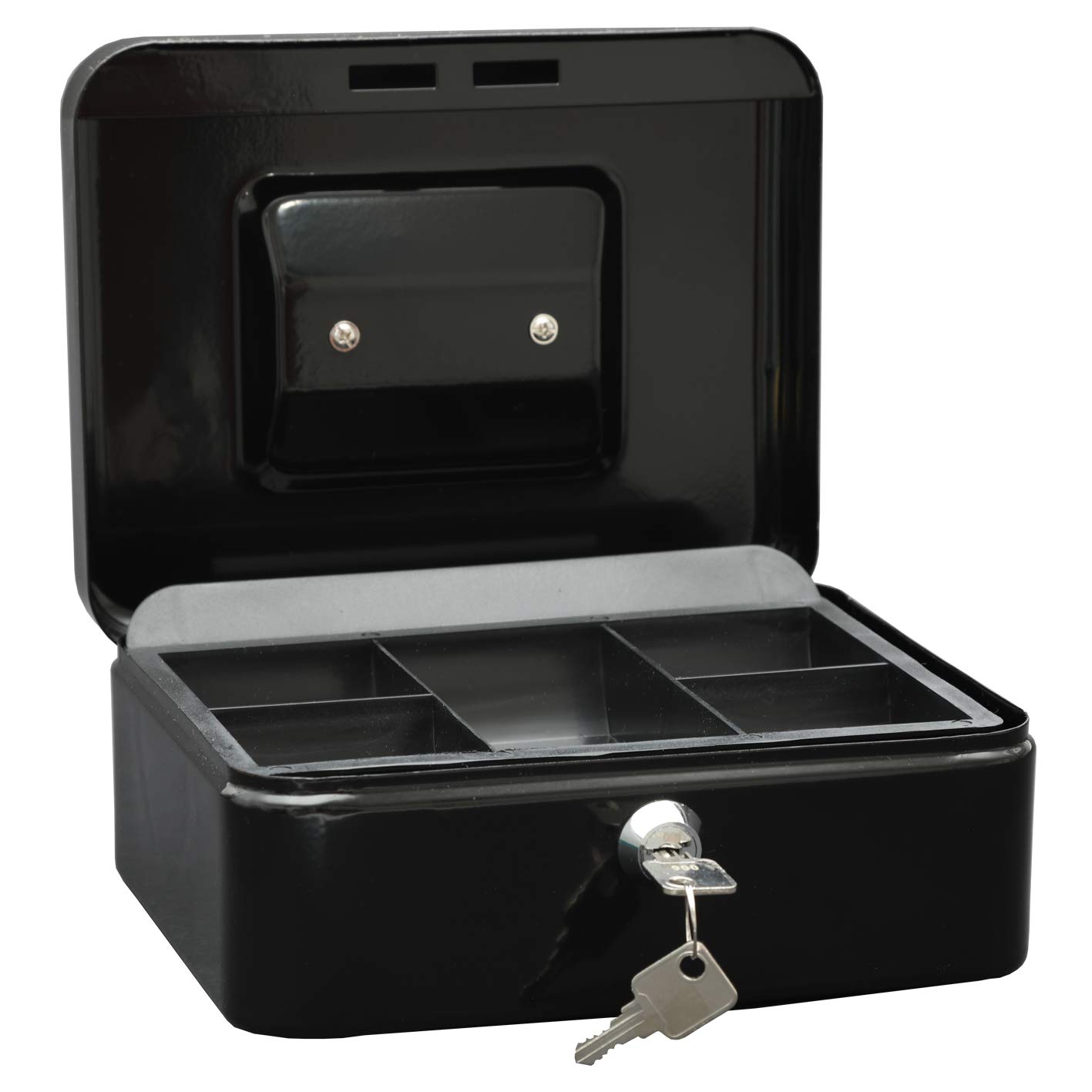 Wedo 145 221X Cash box in Black Size 20.0 x 16.0 x 9.0 cm