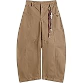 Aelfric Eden Baseball Chain Baggy Barrel Pants for Women Men Wide Leg Streetwear Casual Unisex Loose Lantern Trousers Pants