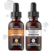 Purifect Vitamin C Facial Serum – Helps Improve Uneven Skin Tone (30ml) Bundle with Correcting Niacinamide Serum – Refines Texture & Minimizes Pores (30ml) – Gift Set (2 Items)
