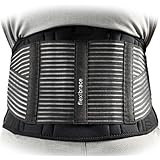Back Support Brace Belt Lumbar Waist Double Adjust by Flexibrace ® (X Large)