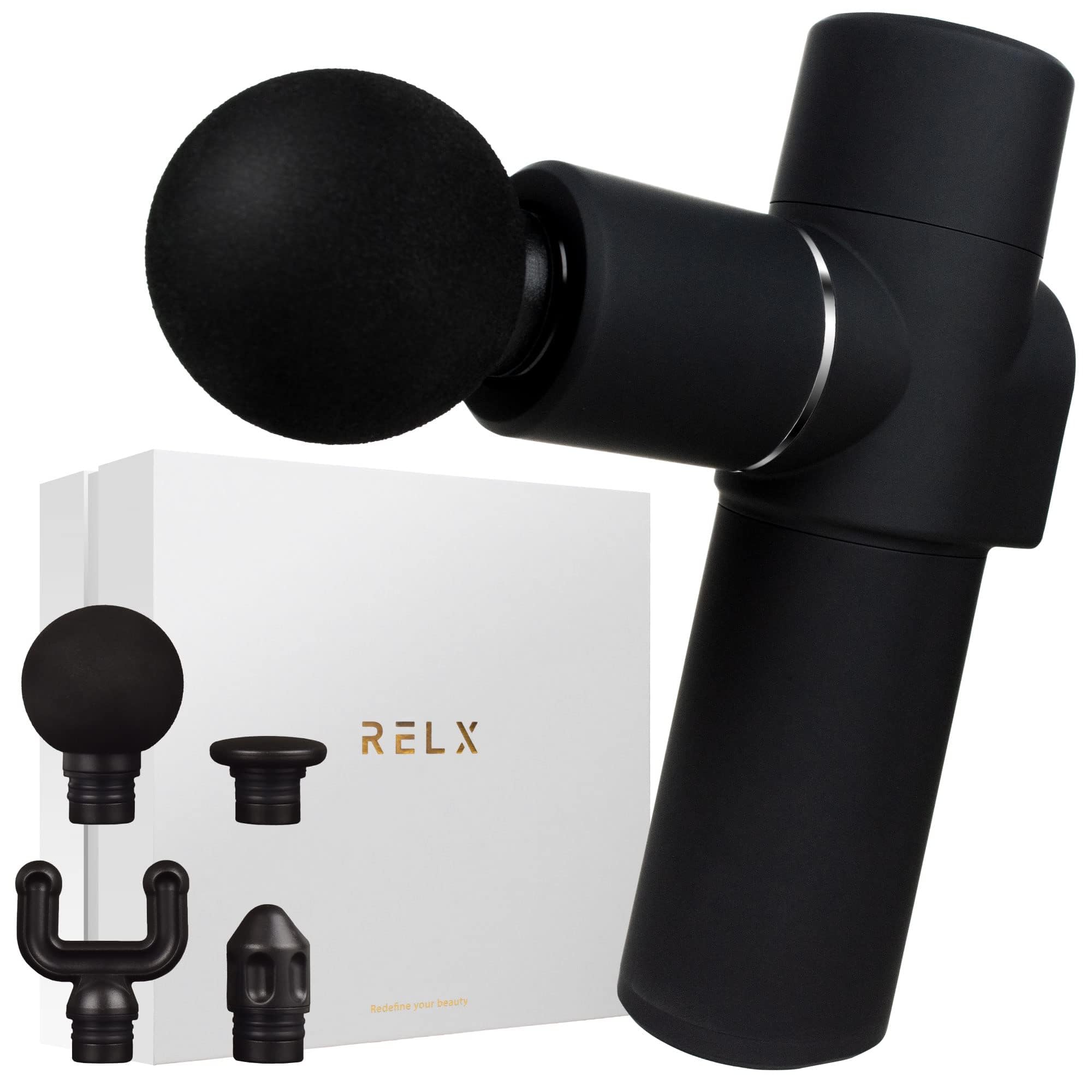 【整体院長監修】RELX 筋膜リリースガン トータルボディケア MINI【日本企業企画】超軽量320g 20段階強力振動 筋膜 リリースガン ボディケア ハンディガン 静音 4種類アタッチメント ギフト クリスマス プレゼント商品画像