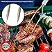 Digital Meat Thermometer Fork for Grilling and Barbecue Fast Read Electronic Probes with Ready Alarm Quick Accurate BBQ Temperature for Steak Chicken Hot Grilled Food