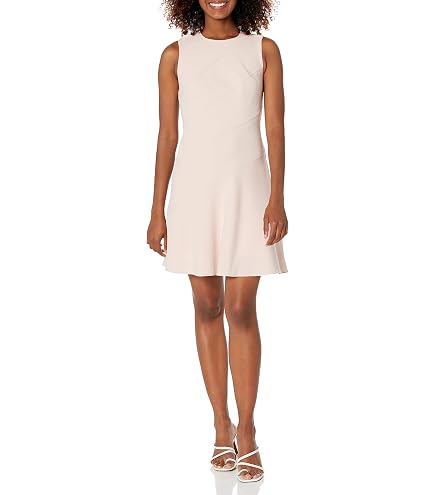 Theory Women's Cap Sleeve Structured Fitted Dress Dress, Black, 10 at Amazon Women's Clothing store