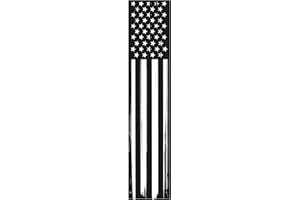 1 SHOT WRAPS Standard Diameter Arrow Cresting Wraps for Carbon Shafts-Pack of 15-Neon American Flags 5,7 Inch