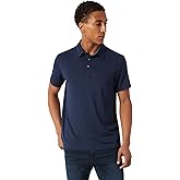 DKNY Mens Polo Shirts - Short Sleeve Quick Dri Fit Golf Polo Shirts for Mens | Performance Men's Polo Shirts with Pocket