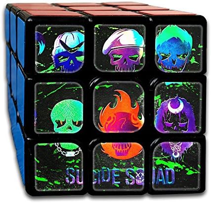 Suicide Squad Speed Cube 3x3x3 Sticker Speed Cube Smooth Magic Cube Puzzle Toys