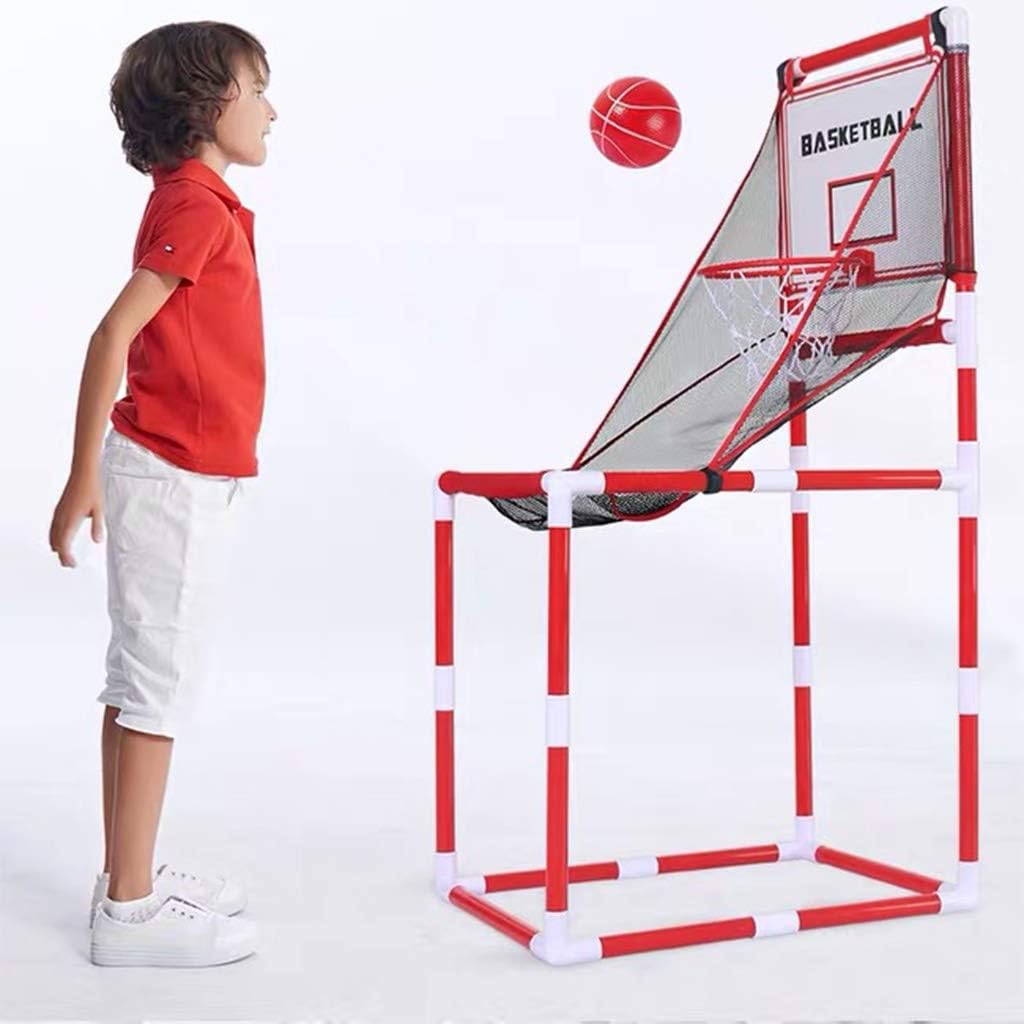 Ygo Basketball Arcade Game Basketball Hoop Shot Creator Indoor Basketball for Kids Home Basketball Court Includes 2 Balls and Inflator Adjustable Height : Sports & Outdoors