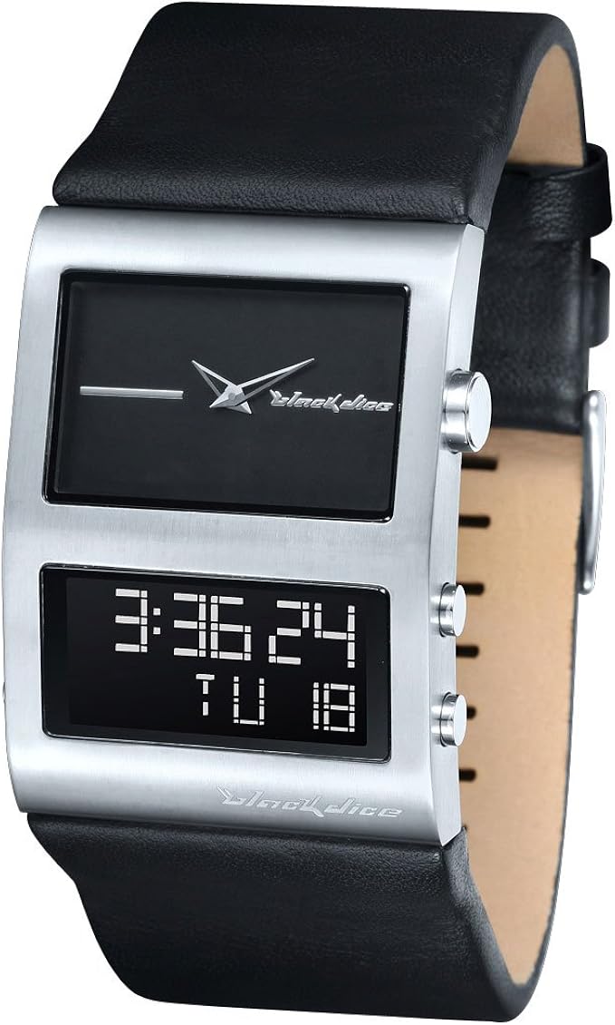 Black Dice BD03601 Gents Dual Time Watch Black Dice Amazon.co.uk
