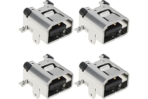 OTOTEC 4PCS Game Consoles Charging Port Flat Feet Connector Compatible with Nintendo 2DS DSi DSi XL 2DS XL Game Console