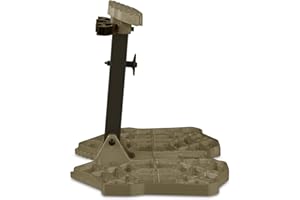 UIIHUNT Tree Saddle Hunting Platform, Reliable Saddle Platform with Non-Slip Ridge Grips, Mobile Cast Aluminum Construction, Fully Adjustable Silent Hunting Saddle Platform, 16.1"x12.2" Platform