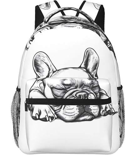 jansport backpack french bulldog UNIKITTY Personalized with LunchBox, Set of 3 Dog theme School Backpacks Matching Combo, Cute Yellow Bookbag and Pencil Case Bundle medium Herschel Supply Heritage 15L Color:Toad A spacious everyday backpack