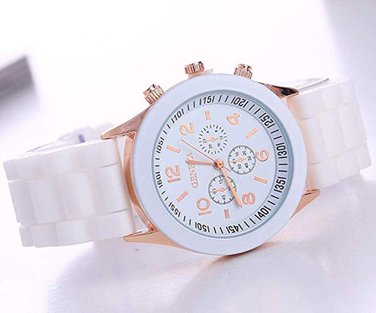 CdyBox Women Men Ladies Fashion Luxury Silicone Quartz Watch Unisex Jelly Wrist Watch