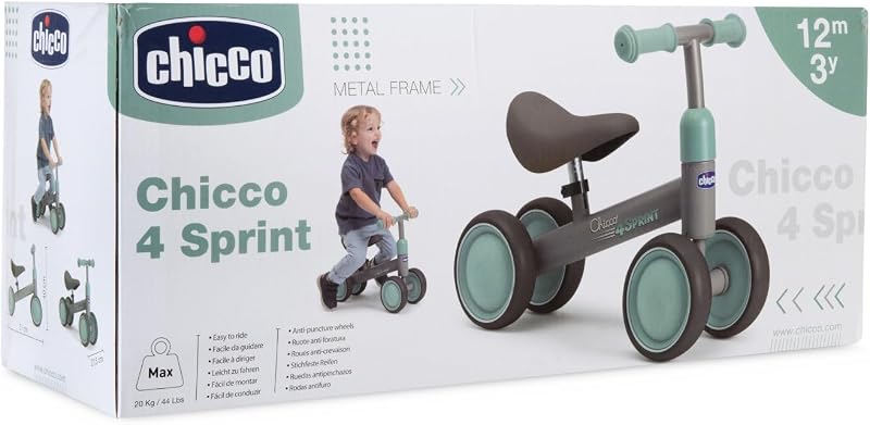 Triciclo Bebé 1 Ano, Baby Ride-on, Bicicleta sem pedal, 1-3 Anos, max 20 kg, Brinquedos Infantis, Presente Menino, com Rodas De Borracha, Assento Macio, Alças Antiderrapantes, Bege