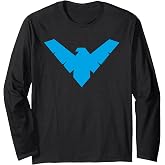 Batman Nightwing Symbol Long Sleeve T-Shirt