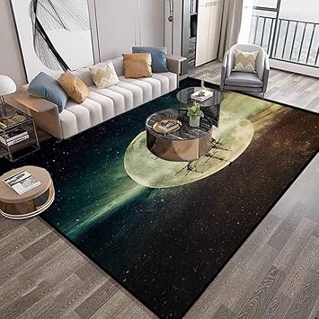 Ocean Soft - Alfombra para recámara (1,82 x 7'2 cm), diseño clásico de