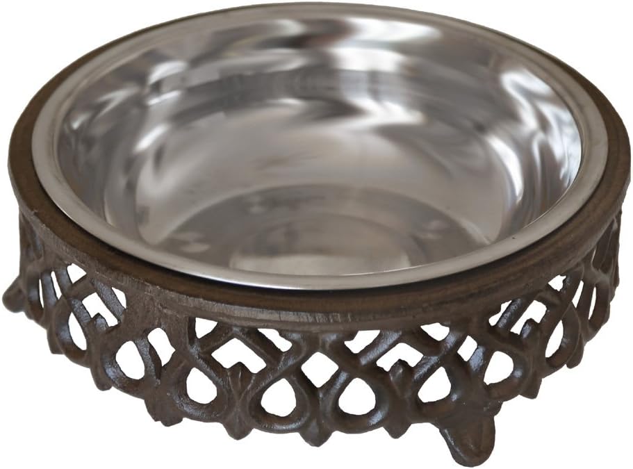 cast iron dog bowl