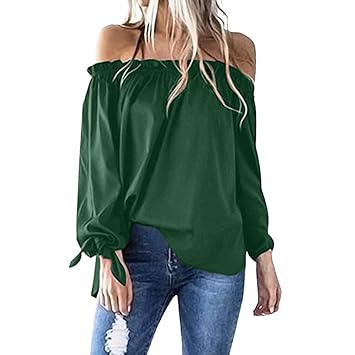 green blouse