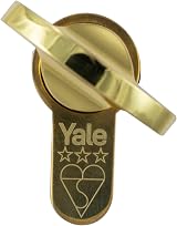 Yale 3 Star Anti-Snap Euro Thumbturn Cylinder 70mm Brass Finish TS007 view 7