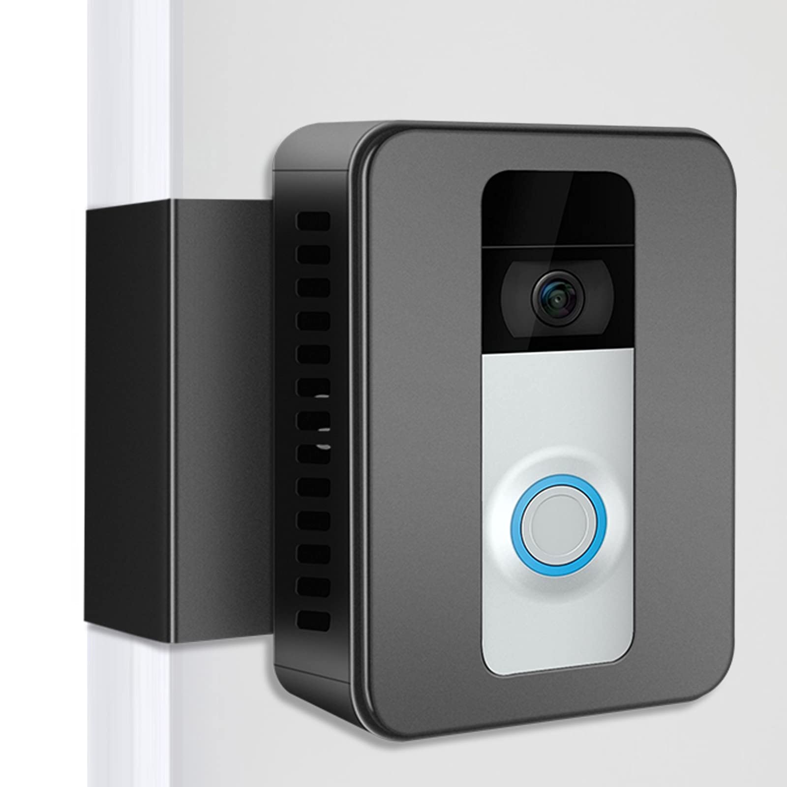 SANYOCZH Anti-Theft Video Doorbell Door Mount, No Drill Doorbell Mount for Most Model Video Doorbell, Doorbell Holder for Apartment, College Dorm, Townhouse, Office, Home