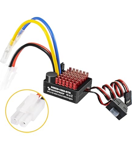 Amazon.com: HOBBYWING QUICRUN WP 1080 G2 Brushed 2-3s ESC : Toys