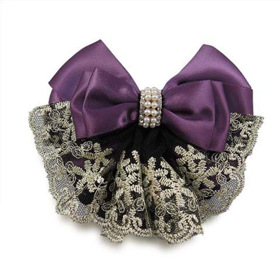 hair bun net with clip