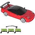 Skymaker 1:18 Scale RC Drift Car | RWD Drifting RC Cars for Adults with Gyro Stabilized, Pop-Up Headlights, LED Lighting System, 3 Batteries Included