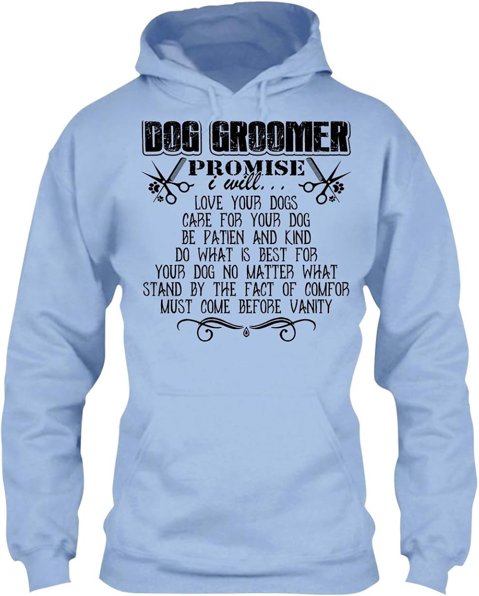 Amazon.com: Arered Dog Groomer T Shirt - Dog Groomer Promise Cool T