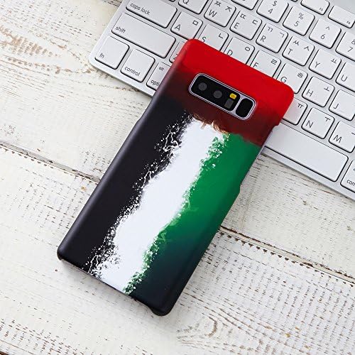 United Arab Emirates UAE National Flag Design Matte Hard Case Cover for Galaxy Note 8 Case [Scratch Resistant]