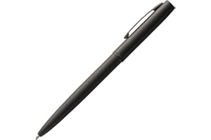 Fisher Space Pen Military Cap-O-Matic Space Pen, Ballpoint, Black Ink, Non-Reflective, Brass, Matte Black, Made in the USA