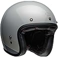 BELL Custom 500 Open-Face Motorcycle Helmet (Apex Gloss Silver Flake - Medium)