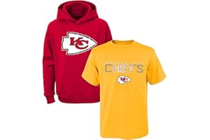 OUTERSTUFF NFL Youth 8-20 Polyester Performance Primary Logo Hoodie & T-Shirt 2 Pack Set