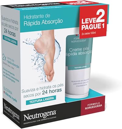 Neutrogena Foot Cream 2 x 100 ml Moisturizer Pack - Hydrating Foot Care