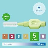 TePe Interdental Brush Extra Soft Green ISO 5 0.8mm 8pcs view 3