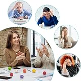 Ainiv 36 Pack Football Fidget Spinner Toy 3.5CM Stress Relief Ball view 5