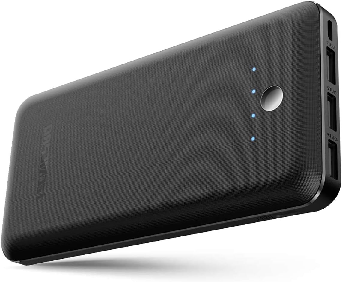 USB C Power Bank 20000mAh PD Portable Charger Quick Charge 3.0 & Power Delivery 18W External Battery Pack with 2 Input 4 Output Compatible iPhone/Samsung Galaxy/MacBook/Android/Ipad/Pixel 3